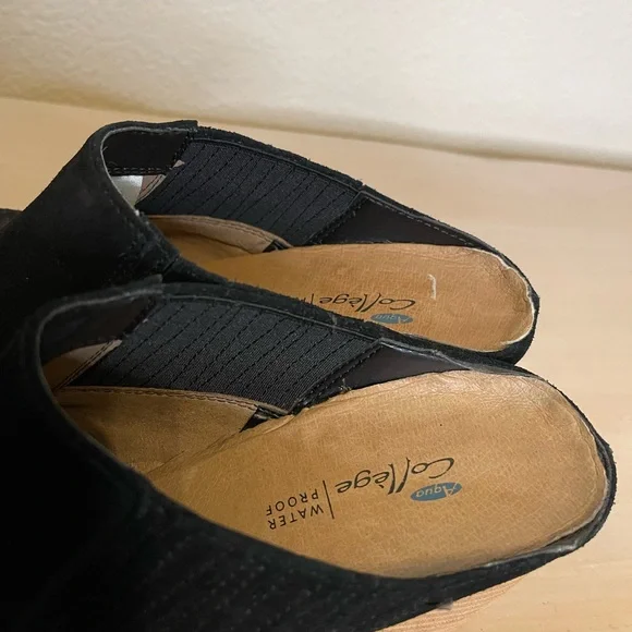 Aqua College Nan Waterproof Leather Mules - Picture 6 of 7